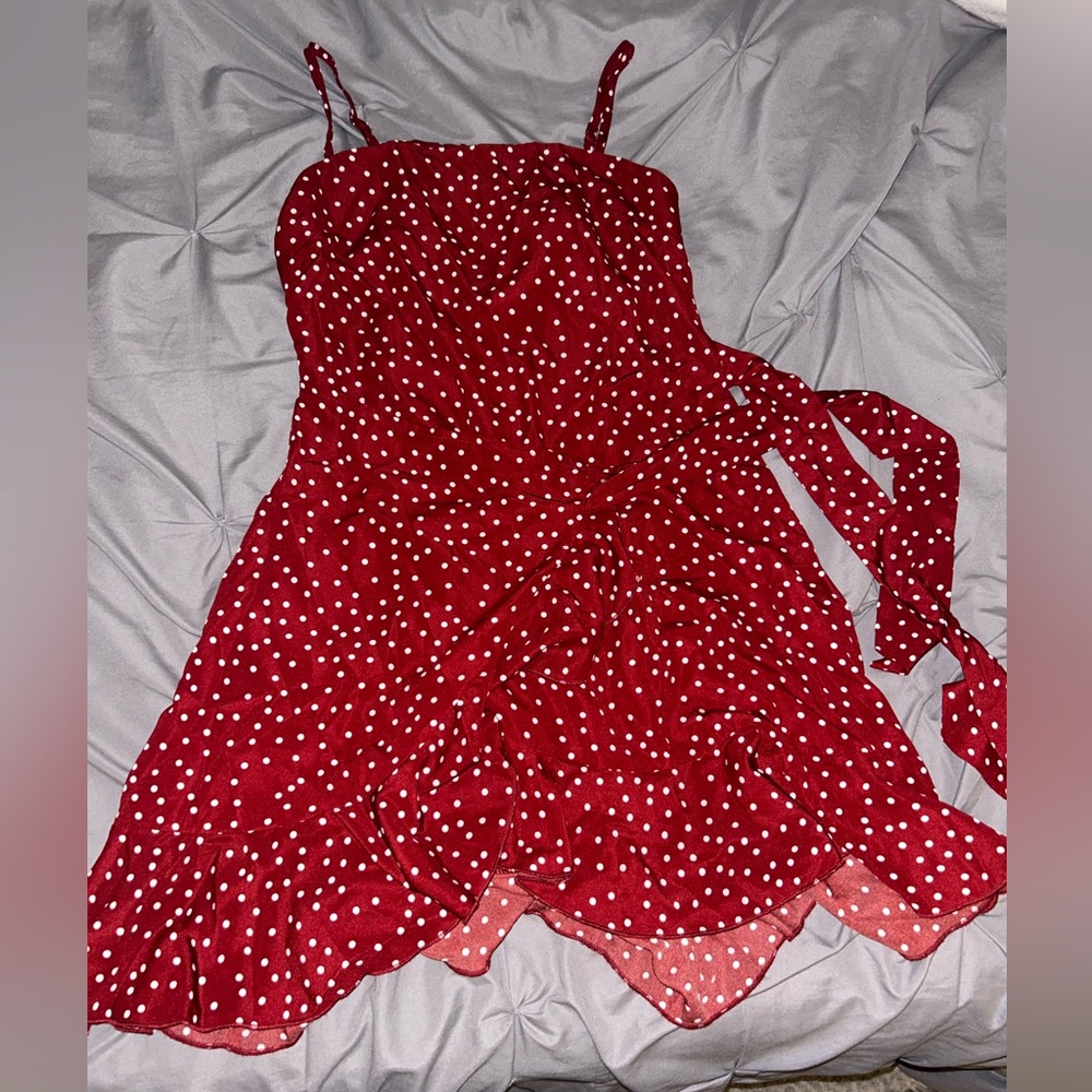 princes polly wine Caesura Mini dress